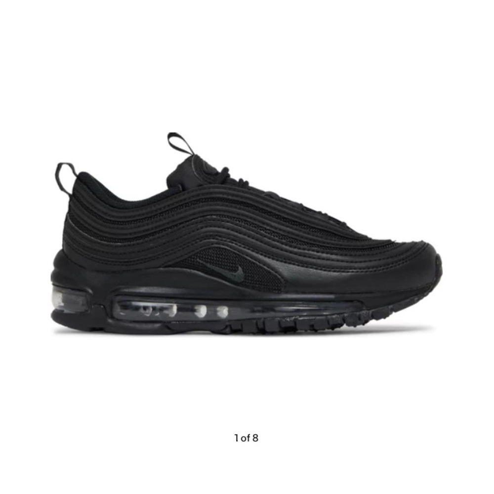 Wmns Air Max 97 'Triple Black'